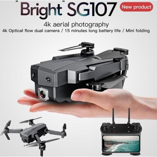 ZLRC SG107 Mini Drone with 4K WIFI 1080P FPV Camera 2.4GHZ Quadcopter Optical Flow Quadrocopter Camera Toys VS E58 E68 SG106