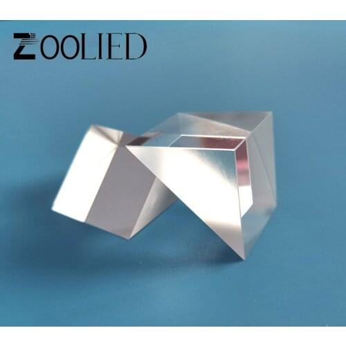 1pcs 25*25*25mm Prism Glass Right Angle Prism N-BK7 (K9) Optics Components Glass for Precision Optical equipments Instruments