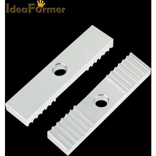 10Pcs Reprap DIY GT2 Timing Belt Fixing Piece Aluminum Alloy Tooth Pitch 2mm Clamp Fixed Clip 9*40mm For 3D Printer CNC Parts