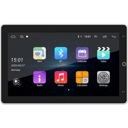 10.1 Inch Android 8.1 Car Radio Multimedia Player GPS Navigation 1+16G Press Sn WIFI Car Radio FM 2 Din 90 Rotation