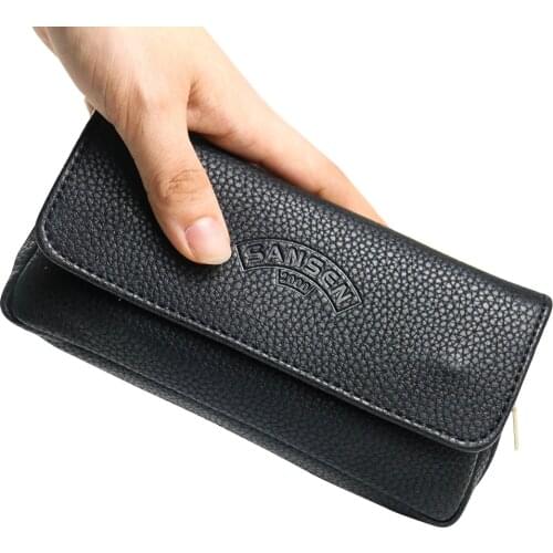 Pro Leather Stylish Brown Soft Smoking Pipe Case Tobacco Bag Pouch Tamper Tool Portable Multipurpose Wallet