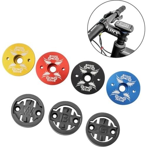 Bike Computer Holder Stopwatch Mount Bracket Stem Top Cap Suitable for Bicycle Stopwatch Fixed Base Sports Modification Parts