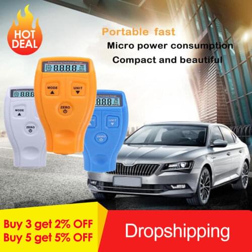 GM200 Coating Painting Thickness Gauge Tester Ultrasonic Film Mini Car Coating measure Paint Gauge New (Russian English Manual)