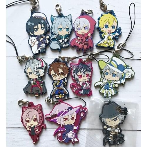 Idolish7 Anime keychain IZUMI IORI YAMATO NIKAIDO SOGO NAGI TAMAKI Gaku Mitsuki OSAKA Rubber strap/mobile phone charms D170