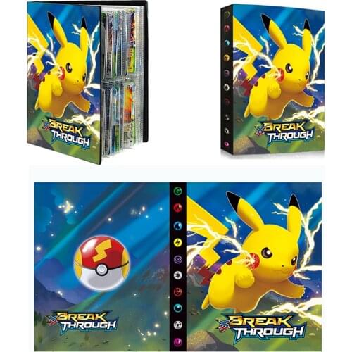 Cards Cartoon Anime Pocket Monster Pikachu 240 Pcs Holder Album Toy Collection Pokemon Cards Album Book Top for Kids Gift