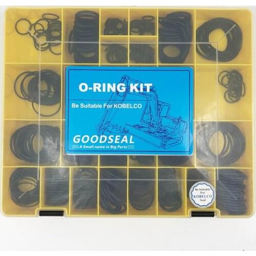 The O-ring kit is suitable for the 32 size 555 pieces nitrile butadiene-90 O-ring kit of the Kobe steel excavator