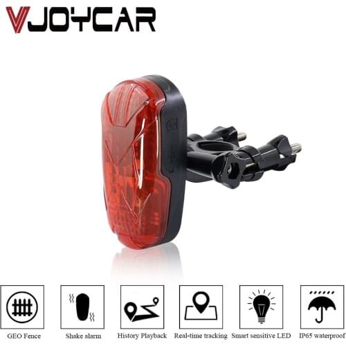 Bicycle GPS Tracker Bike Lamp Locator TK906 Long Standby Time Waterproof SOS Overspeed Alarm Bike GPS Tracker Lifetime Free APP