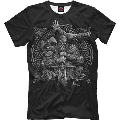 2021 Men New t-shirt Warriores Slavs Russia Shirts Short Casual Cotton O-Neck men clothing