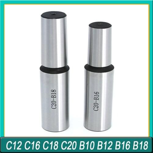 1pcs straight shank adapter 12mm 16mm 18 20mm B10 B12 B16 collet chuck connecter arbor adapter for CNC machine drilling machine