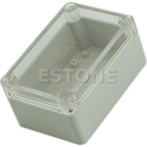 Plastic Waterproof Cover Clear Electronic Project Box Enclosure Case 100x68x50mm