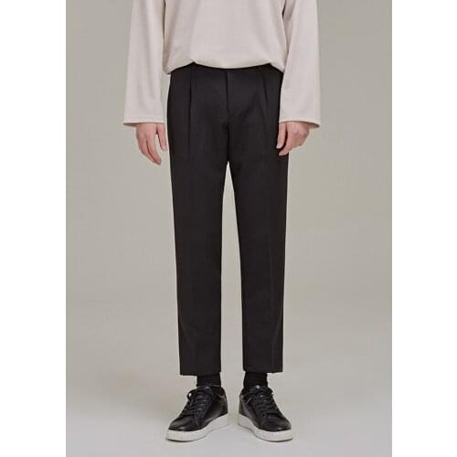 Simple mens wear summer thin pants mens trend simple casual trousers mens straight fit versatile Capris men