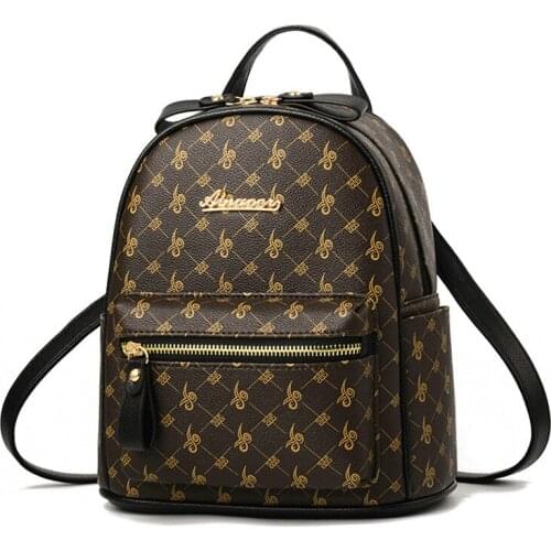 Bagpacks Female and Girls Women Backpack Leather Backpacks for Teenage Girls Female School Small Bagpack for Women 2019 mochila