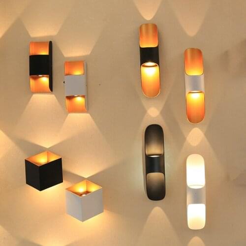 Nordic led crystal wall light led wall light bedroom light luminaria de parede lampara pared beside lamp