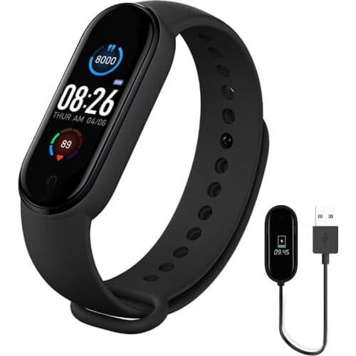 M5 Smart Band Men Women Watch Heart Rate Blood Pressure Sleep Monitor Pedometer Bluetooth-compatible Connection For IOS Android