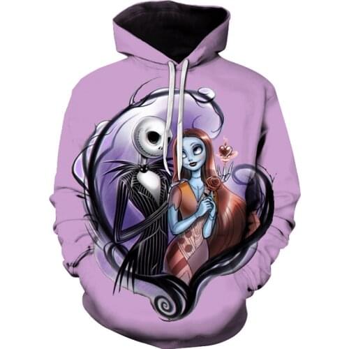 3D Hoodie Mens Womens Wildfire Skull Print Pullover Hip Hop Top 2021 Fall/Winter New