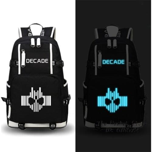 High Quality Masked Rider/Kamen Rider Decade Wizard Blade Kuuga Backpack Canvas Printing Backpack Men Travel Laptop Backpack
