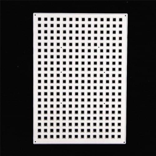 10.6x15cm Grid DIY Halloween Embossing Mould Card Paper Die Stencils Punch Christmas Metal Cuts Dies Cutting