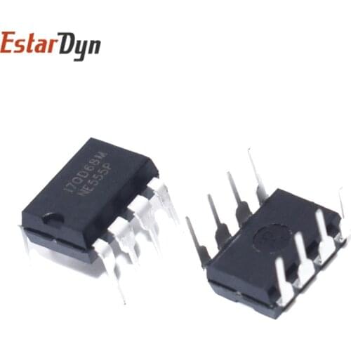 10pcs NE555P NE555 DIP8 Single high precision timer NEW IN STOCK