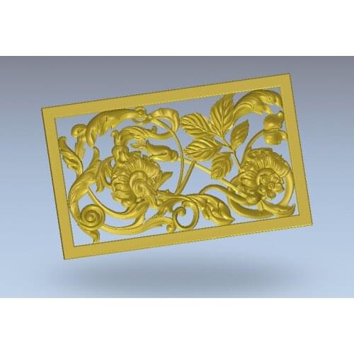 2 pieces CNC Router carving engraving relief model STL format 3D model artcam type3 M244