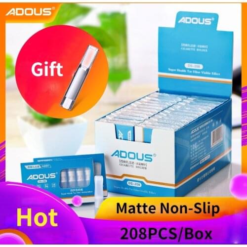 208PCS/Box Cigarette Holder Filter Smoking Disposable Filter Tip Smoking Set For Men Women Gifts Smoking Tools Cigar Gardget