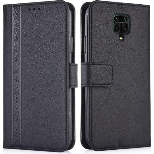 3d Embossed Leather Case for Xiaomi Redmi Note 9S 9 s Note9S Back Cover Wallet Case With Card Pocket