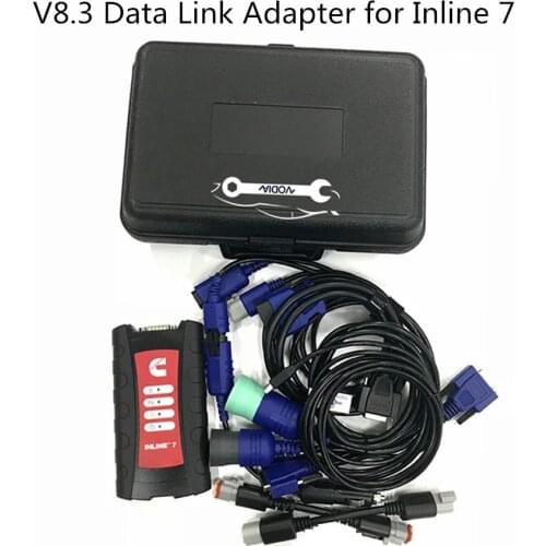 Diesel Engine Insite 8.5 pro Inline7 Data Link Adapter For Diesel Heavy Duty 24v truck obd scanner Multi Languages