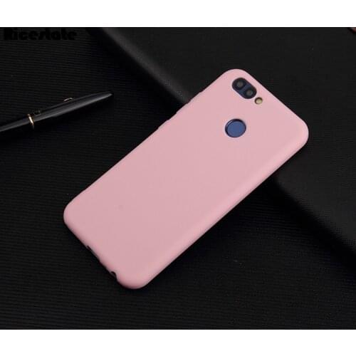 Huawei P smart case Huawei Enjoy 7S Clear TPU and solid color fundas For Huawei Enjoy 7s Back Cover Silicon case