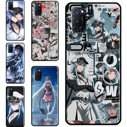 Esdeath Akame ga Kill anime Case For OPPO Find X3 Pro F5 A1K A3S A5S A15 A52 A72 A83 A91 A93 A5 A9 A31 A53 2020 Cover