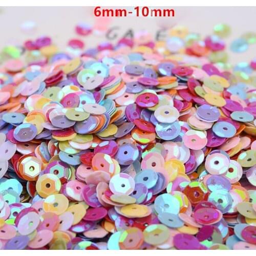 Kids DIY Accessories Seuqin Flat Gear Round Gear PVC Loose Sequins Paillettes Sewing Wedding Craft DIY Housewear Furnishings