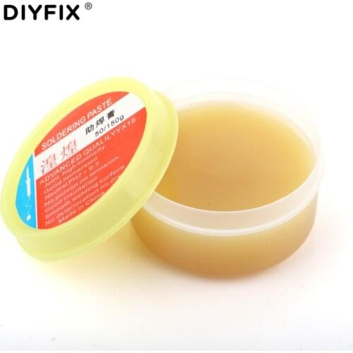 DIYFIX Yellow Paste Soldering Welding Solder Paste Flux PCB IC Parts Welding Gel Tool for Metalworking Tool Free Rosin