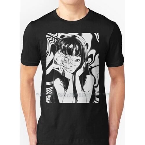 Tomie - Junji Ito T Shirt 100% Pure Cotton Anime Manga Cosplay Girls Kawaii Fan Edit Boy Weeaboo Junji Ito Ito Tomie Kawakami