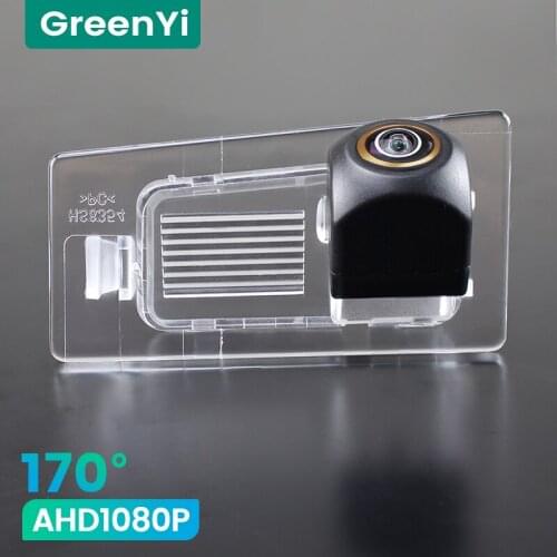 GreenYi 1080P HD 170° Car Rear View Camera For Hyundai Solaris Sedan 2017 2018 2019 Reverse Reversing 4 pin Vehicle Parking AHD
