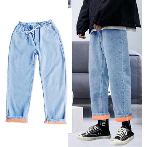 HUAYASX Men's Insulated Jeans