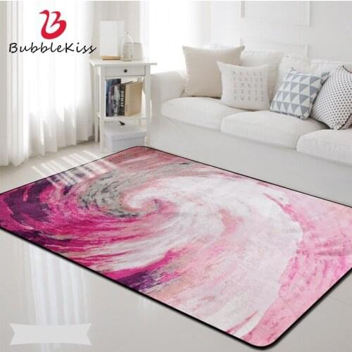 Bubble Kiss Fashion Nordic Style Carpets Red Blue Cloud Pattern Bedroom Decor Carpet Abstract Art Double Layer Sponge Area Rugs