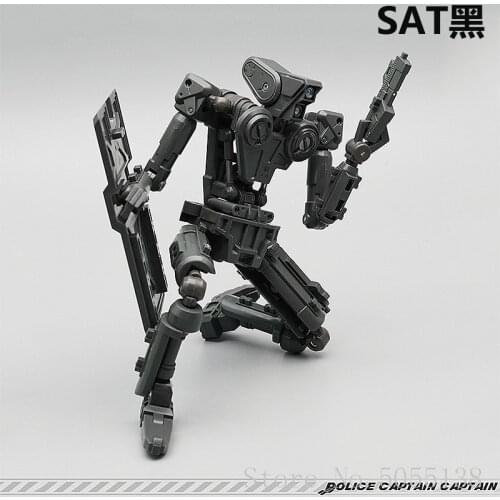 MechFansToys Mech Fans Toys MFT SAT06B SAT-06B E-Box Police Team Style Minority Black Version Transformation Action Fi
