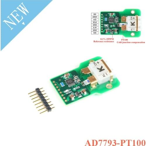 PT100 Temperature Measurement Detection Module AD7793 High Precision K Thermocouple Acquisition Module PCB Board SPI Interface