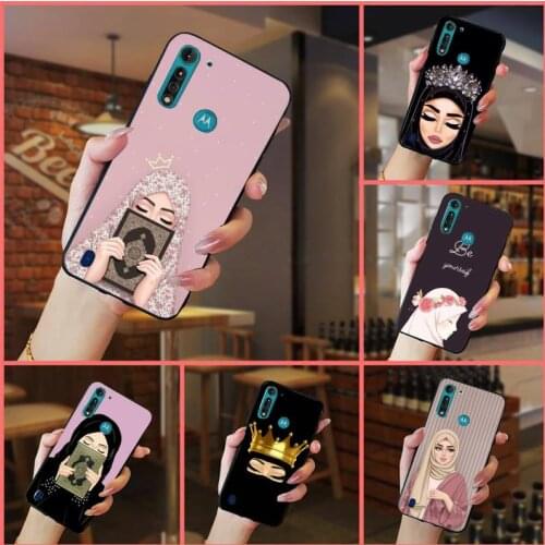 Muslim Islamic Arabic Hijab Face Gril Eyes Koran Phone Case For Xiaomi Redmi 7 9t a3Pro 9se k20 mi8 max3 lite 9 note 8 9s 10 pro