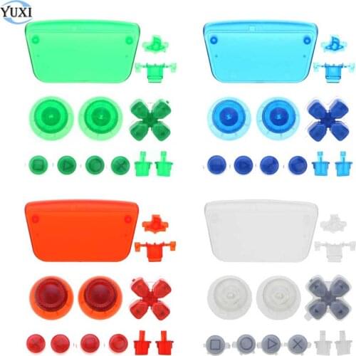 YuXi For PS5 Button Set Dpad Key Button Joystick Caps Replacement Parts For Sony PlayStation 5 Controller