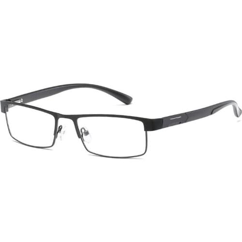 New Square Farsighted Glasses Women Men Metal Elderly Glasses Magnifier Reader Spectacle +1.0 +1.5 +2.0 +2.5 +3.0 +3.5 +4.0