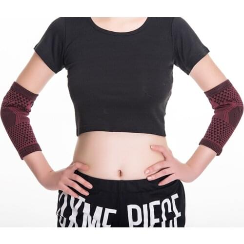 Sleeve tourmaline magnetic therapy Elbow Support Brace Band Bandage Elbow Pad Protection Lengthen Absorb Sweat