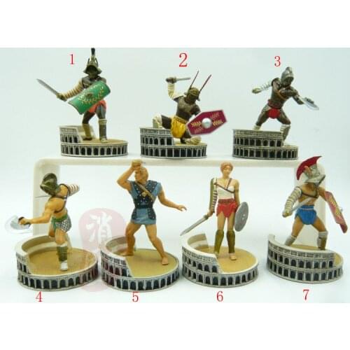 PVC figure Model toys Ancient Roman Gladiator statue