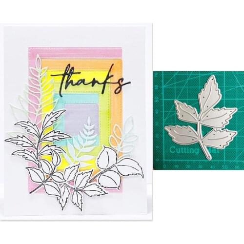 Craft dies Metal Cutting Dies die cut Leaf Border Decoration Scrapbooking dies Paper Craft Knife Mould Blade Punch Stencils dies