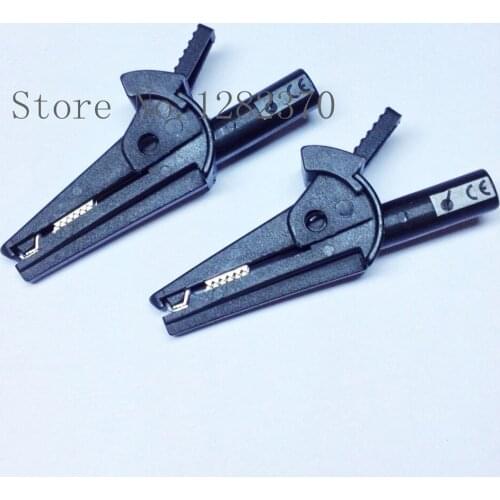 [SA] PJP insulated alligator clips Insulated Clips with 4mm Socket --10PCS/LOT