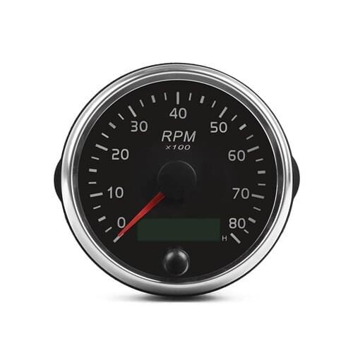 12V/24V speedometer 160MPH/220km/h Diesel Tachometer 4000RPM Gas Tachometer 8000RPM