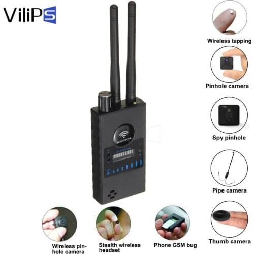 Vilips Multi-function Anti Detector Camera GSM Audio Bug Finder GPS Signal Lens RF Tracker Detect Finder Radio Scanner