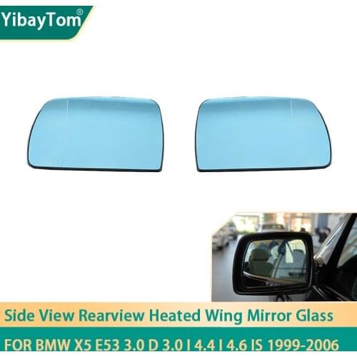 High quality Side Rearview Heated Wing Mirror Glass For BMW E53 X5 1999-2006 car accessories
