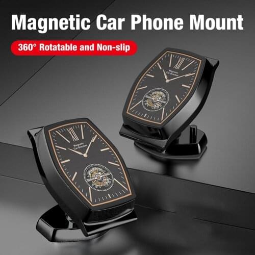 High-End Automotive Mobile Phone Holder 360 Whirl Magnetic Smart Phone Navigation GPS Support Car Decoration For 4-7 Inch Model