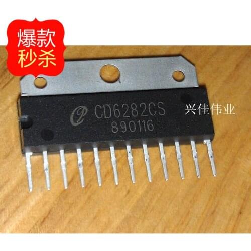 10PCS New CD6282 CD6282CS audio amplifier ZIP-12