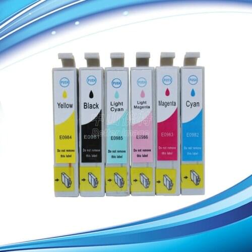 12 Pack T0981-T0986 Combo Ink Cartridge For Epson Artisan 700 710 725 730 etc