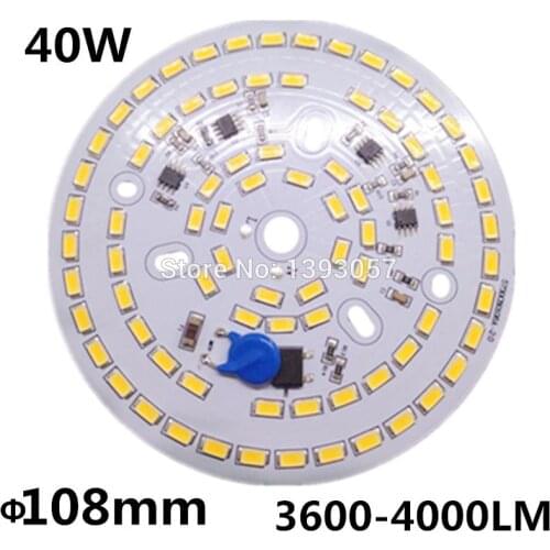 40W SMD 5730 5630 LED PCB with SMD5730 installed and IC driver . aluminum plate,free shipping